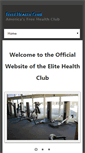 Mobile Screenshot of elitehealthclub.net